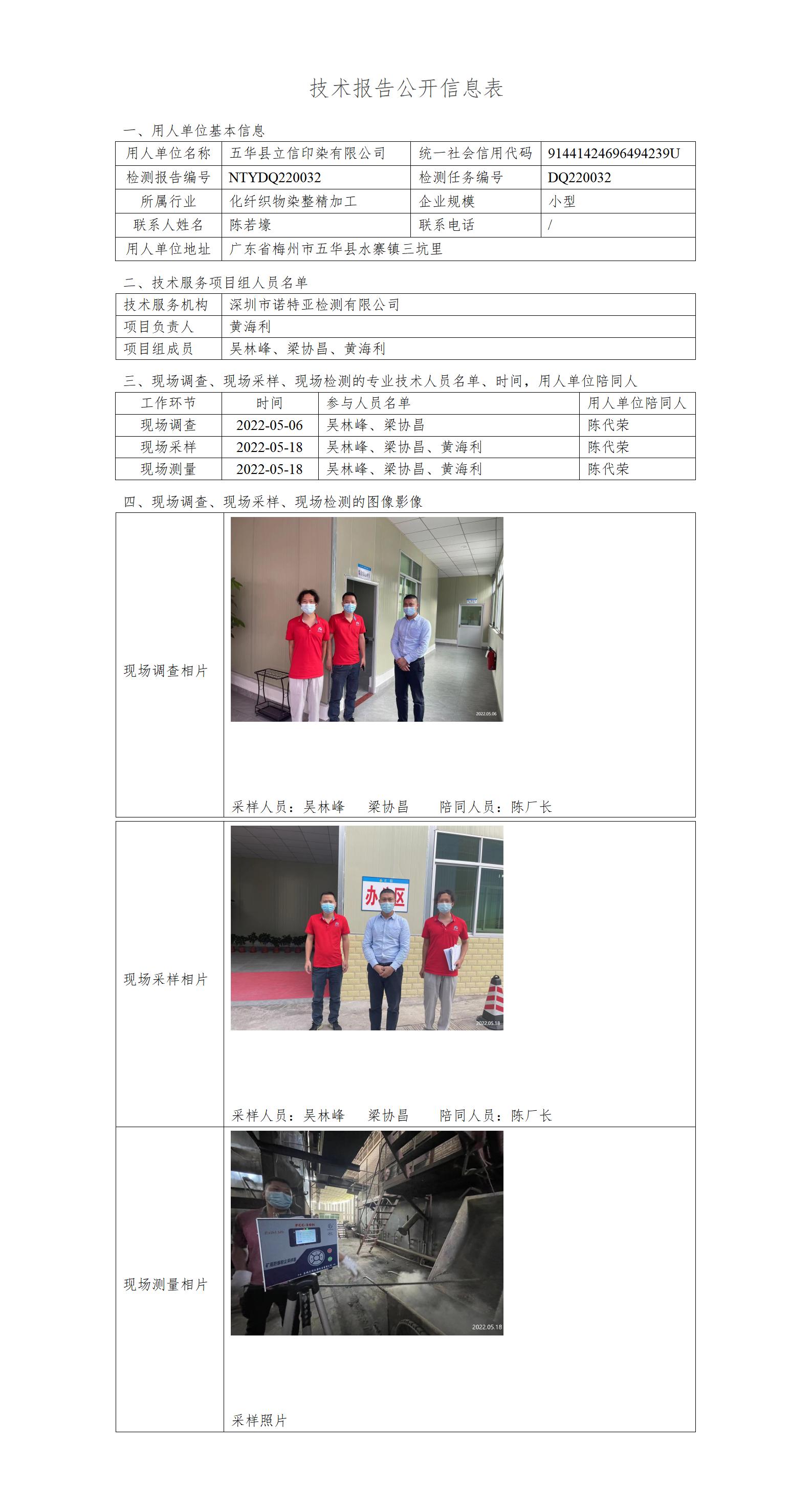 NTYDQ220032-五華縣立信印染有限公司